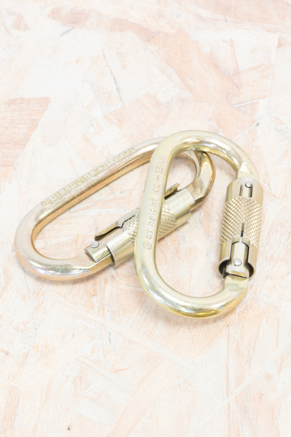 At Height - Steel Oval, with Serial Number