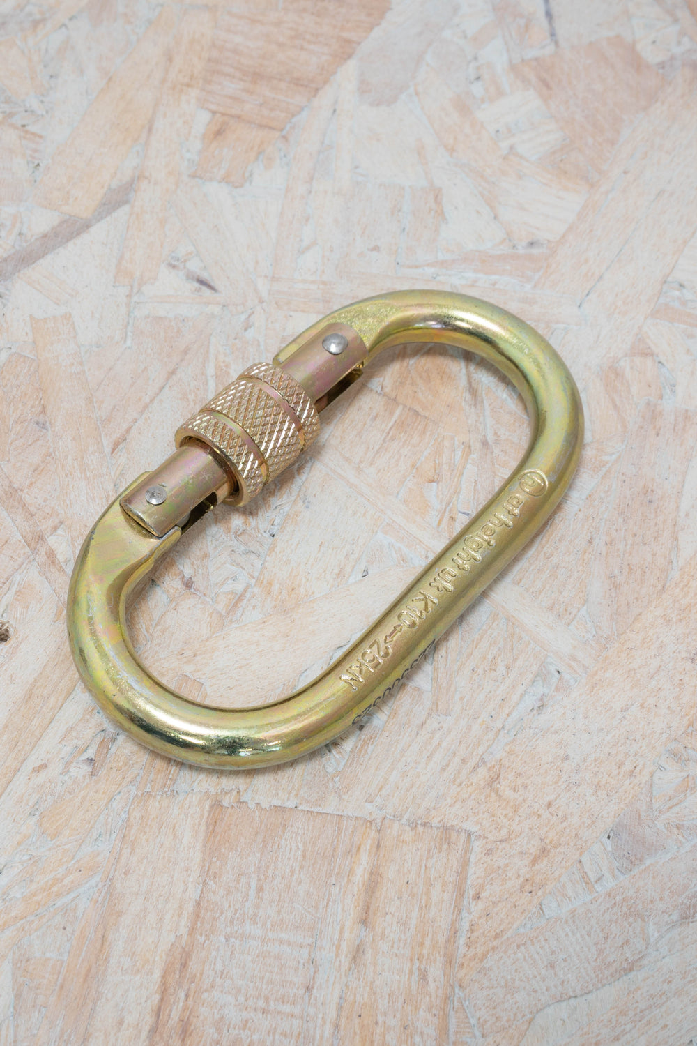 10 x At Height - Steel Oval SG Karabiner, with Serial Number