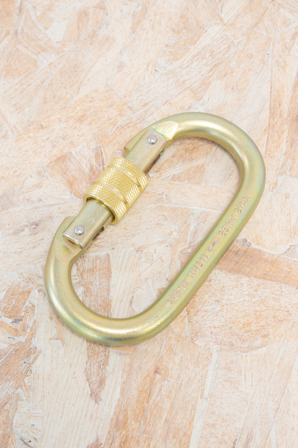 5 x ISC - Steel Oval SG Karabiner, with Serial Number