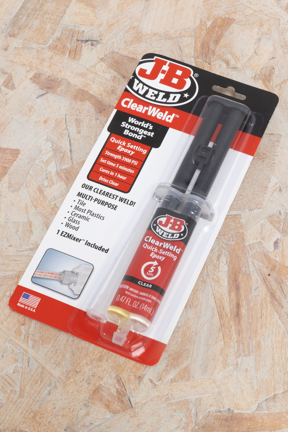 Scannable - JB Weld ClearWeld Epoxy 14ml