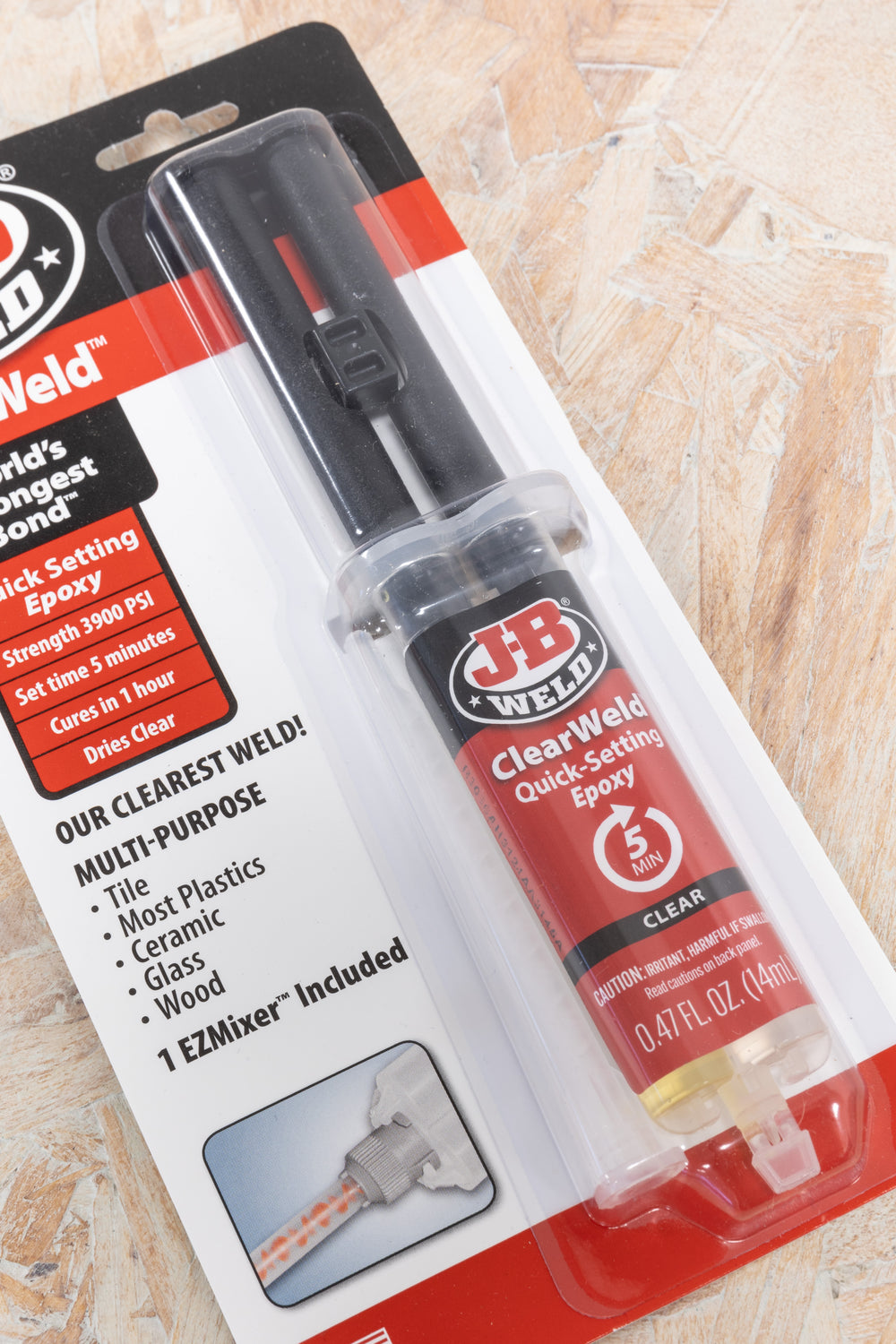 Scannable - JB Weld ClearWeld Epoxy 14ml