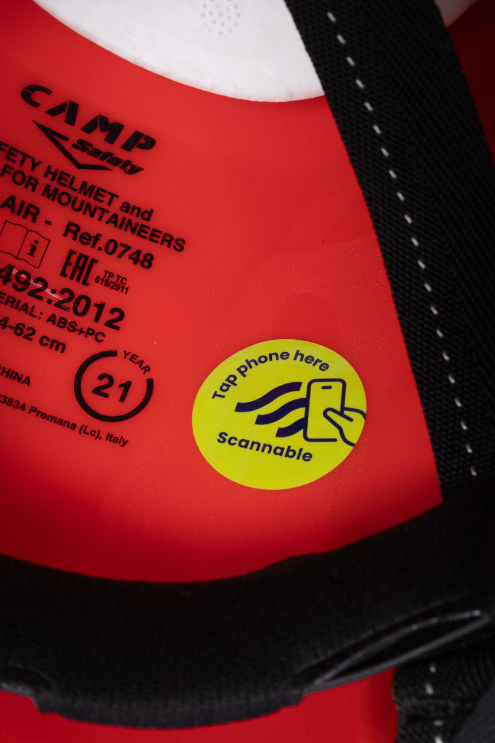 Scannable - Helmet Sticker NFC Tag - 50 Pack