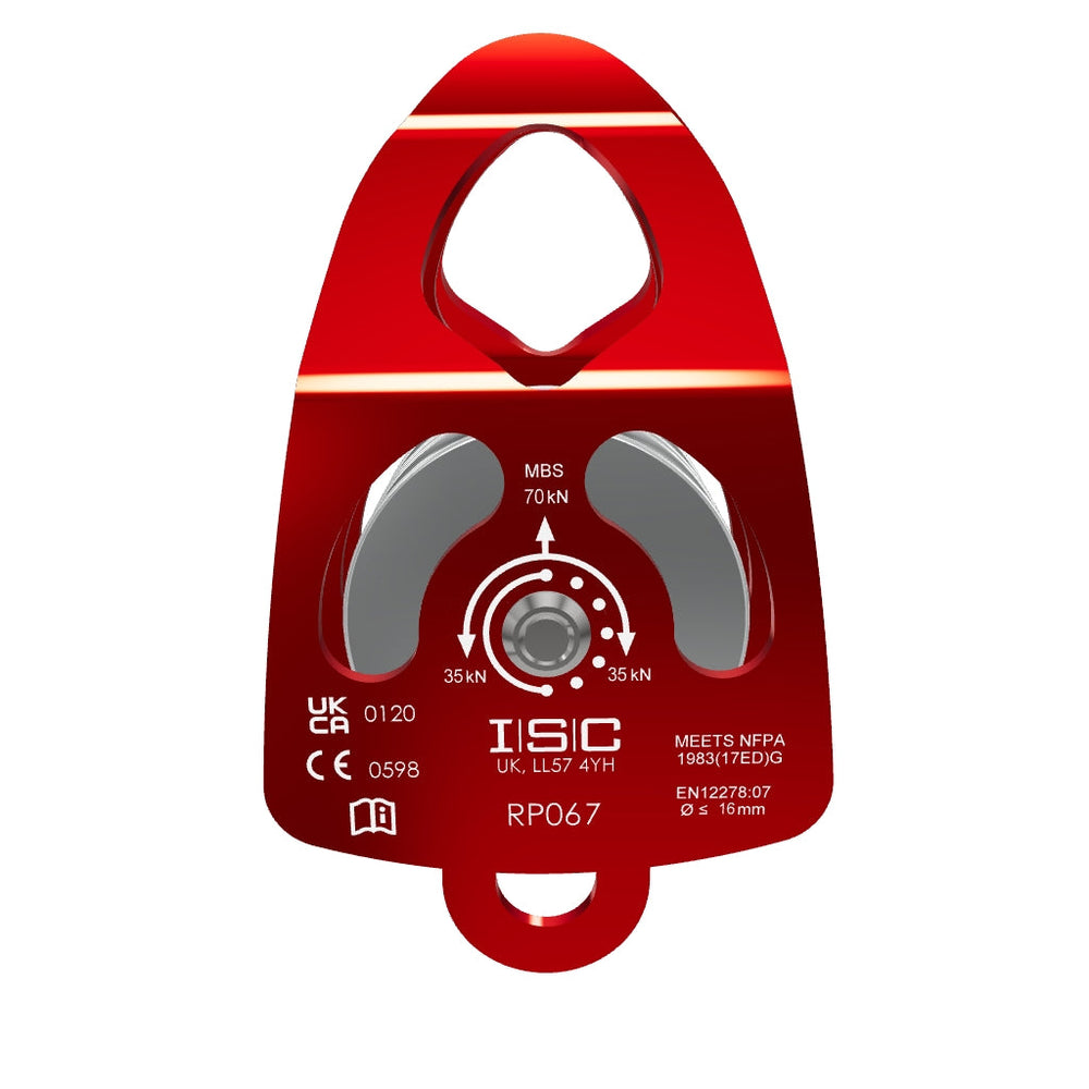 ISC - Double Prussik Pulley - Aluminium