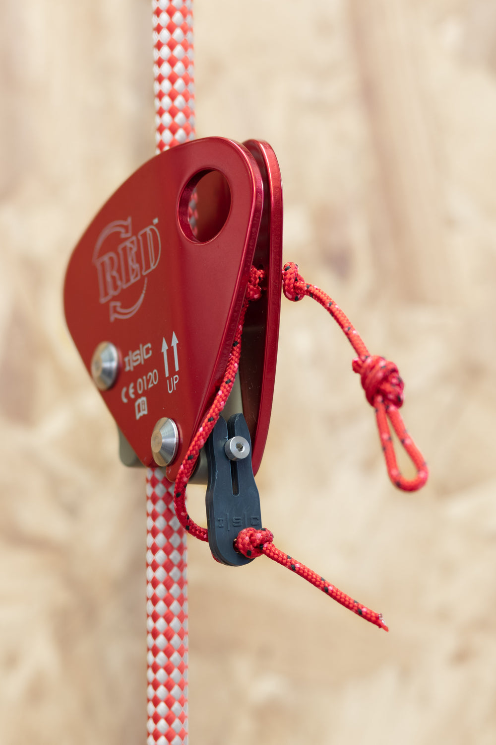ISC - Red, with tow cord and popper