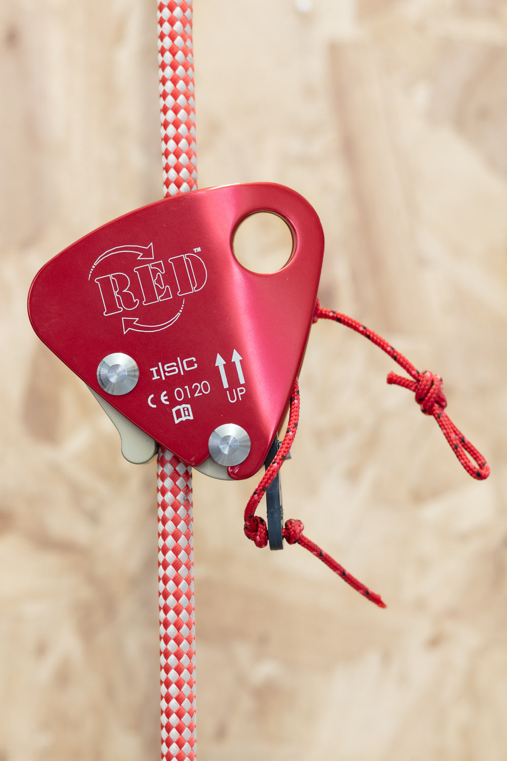 ISC - Red, with tow cord and popper
