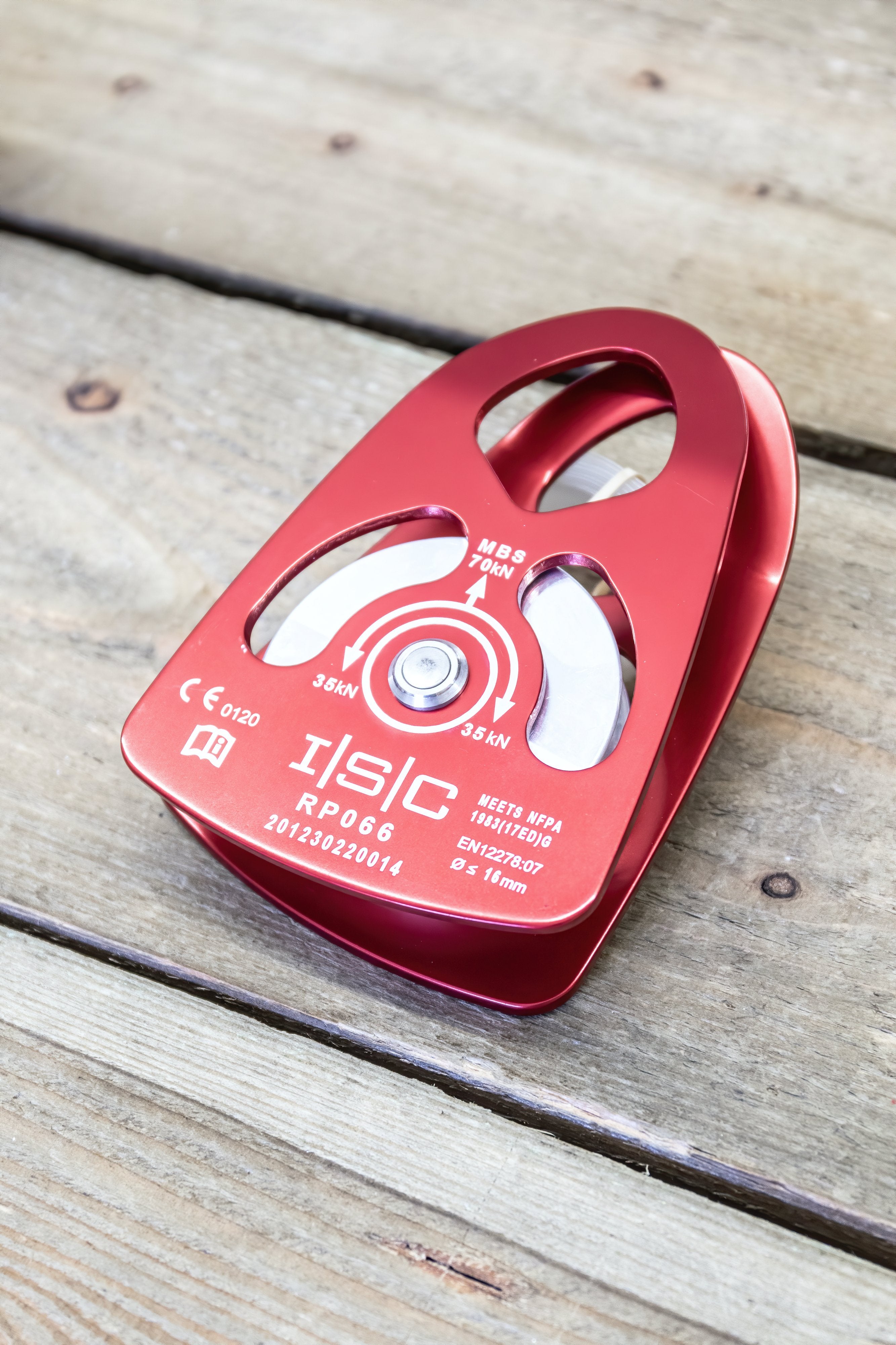 スポーツストア – Aluminium - Pulley Prussik Single - ISC Rope Equip Access ロッククライミング