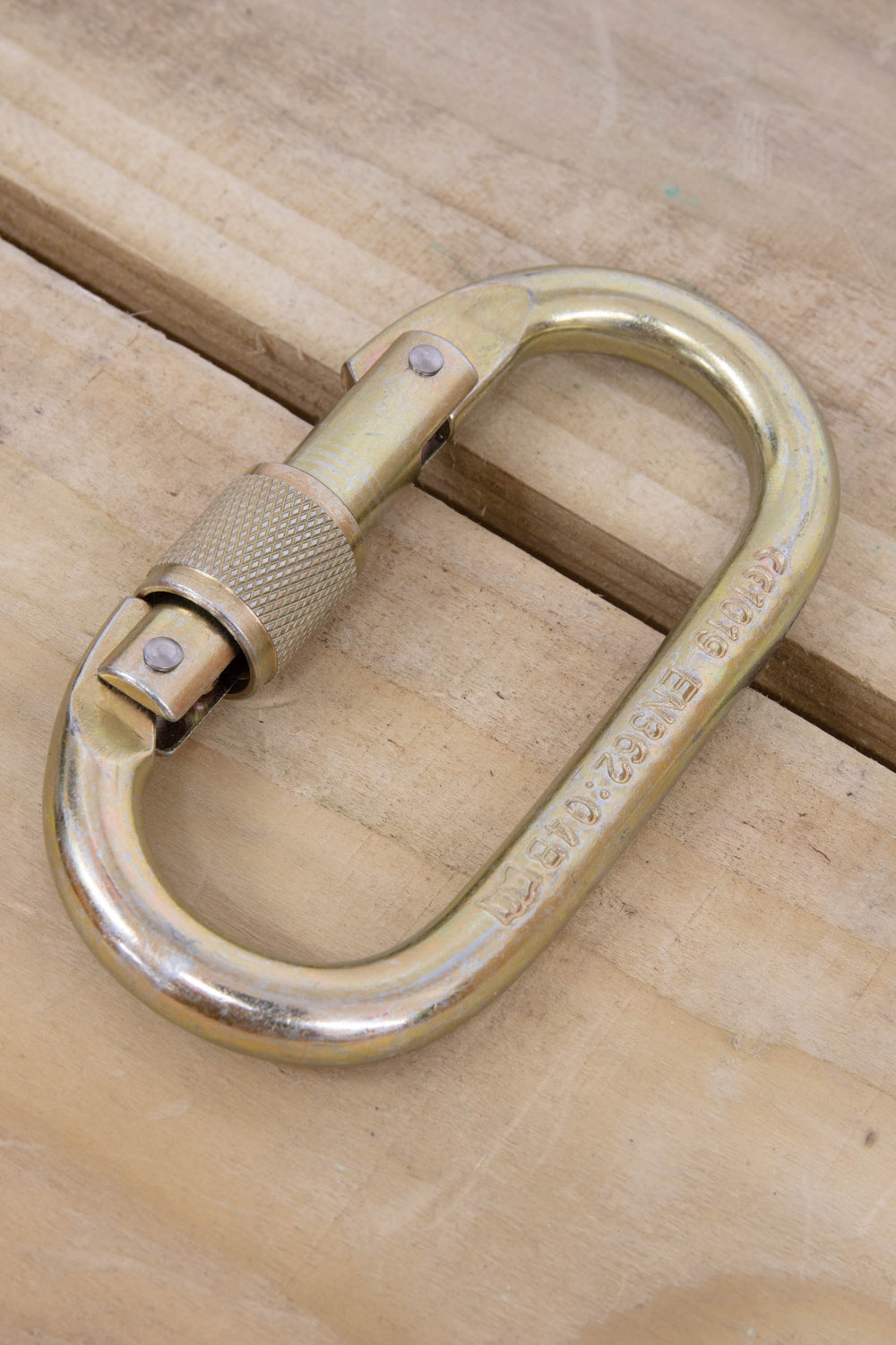 At Height - Steel Oval, with Serial Number